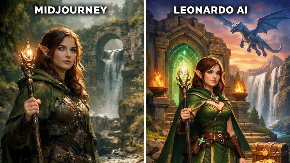 Midjourney Pro vs Leonardo Maestro