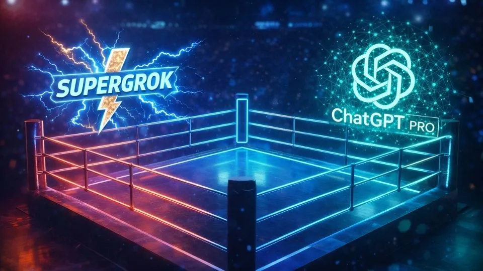 Supergrok vs ChatGPT Pro - ring