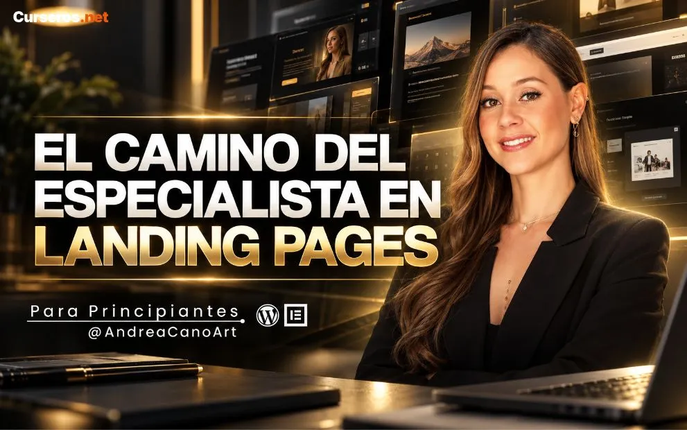 Curso Barato Primera Landing Page de Andrea Cano