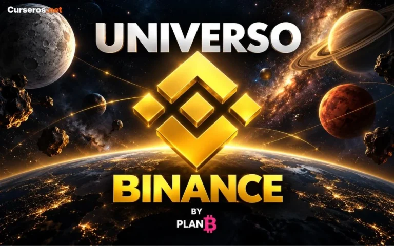 Universo Binance entre estrellas y planetas