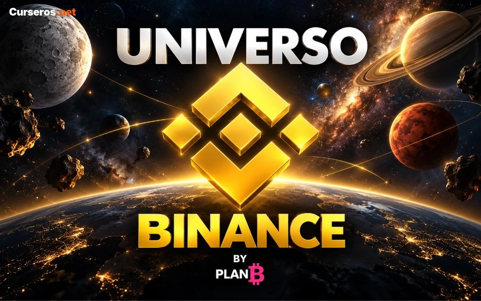 Universo Binance entre estrellas y planetas